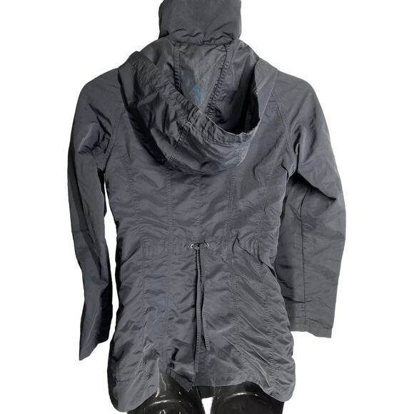 Eddie Bauer Jacket Womens XS Black 100% Nylon Hood Full Zip Long Sleeve Outdoor - Picture 2 of 5